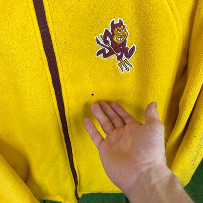 00s Nike Arizona State Reversible Fleece Jacket Red Large