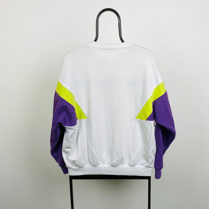 90s Adidas Sweatshirt White Medium