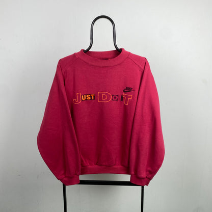 90s Nike Sweatshirt Pink Medium