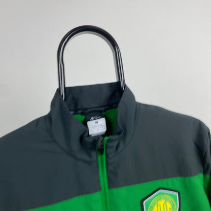 00s Nike Beijing Football Windbreaker Jacket Green Large