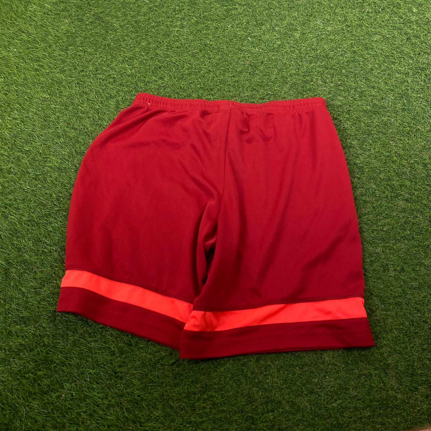 00s Nike Football Shorts Red Small