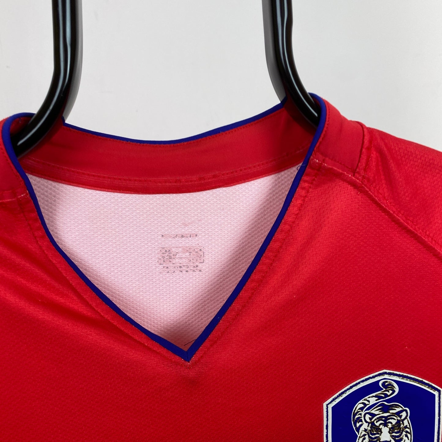 90s Nike South Korea Football Shirt T-Shirt Red XXL