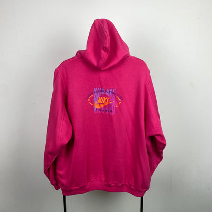 90s Nike Heavyweight Hoodie Pink XL