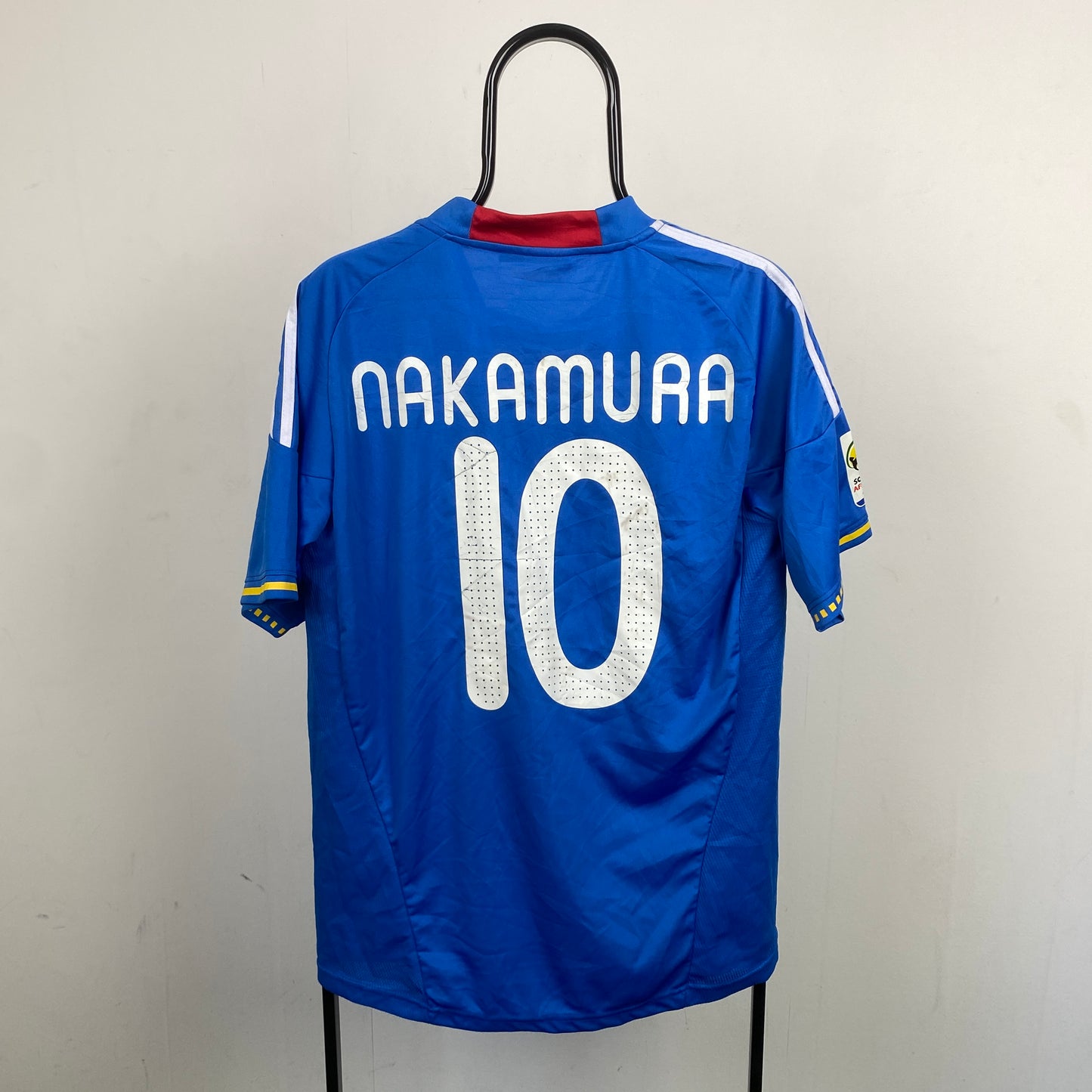Retro Japan Nakamura Football Shirt T-Shirt Blue XL