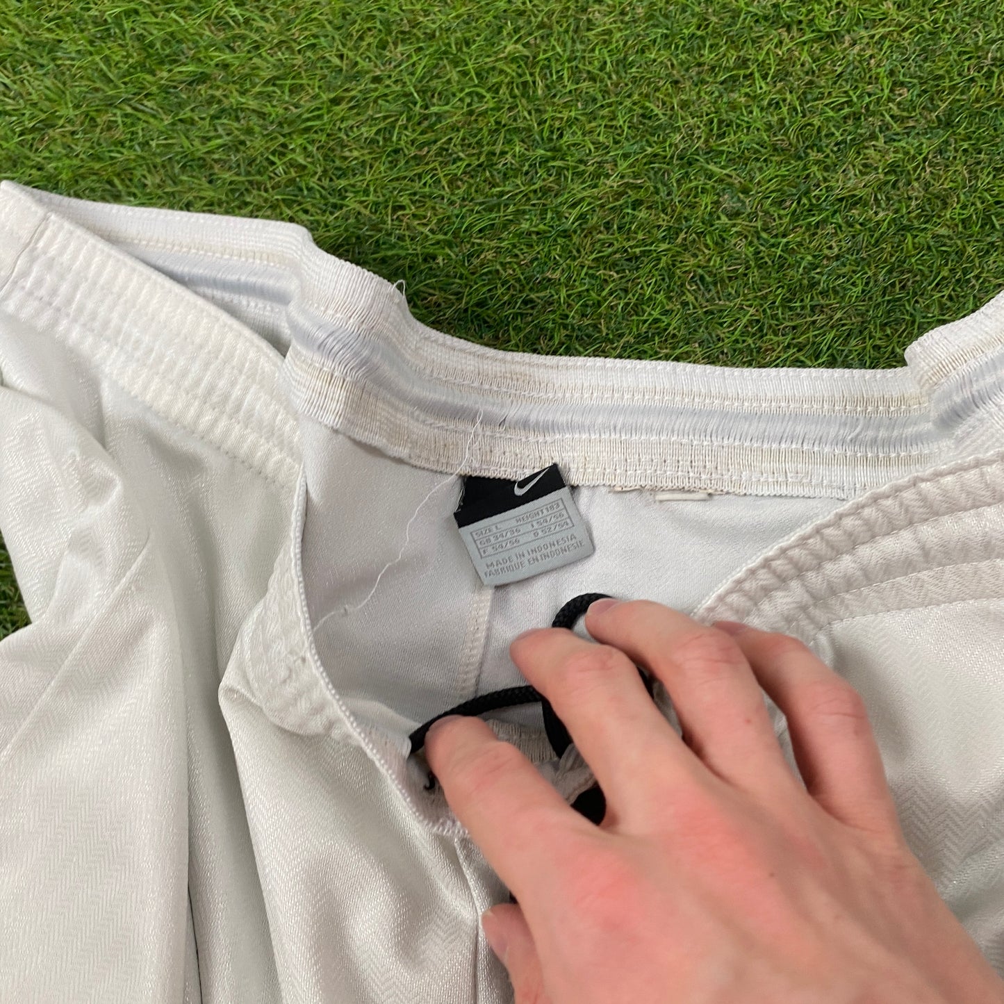00s Nike Football Shorts White Large