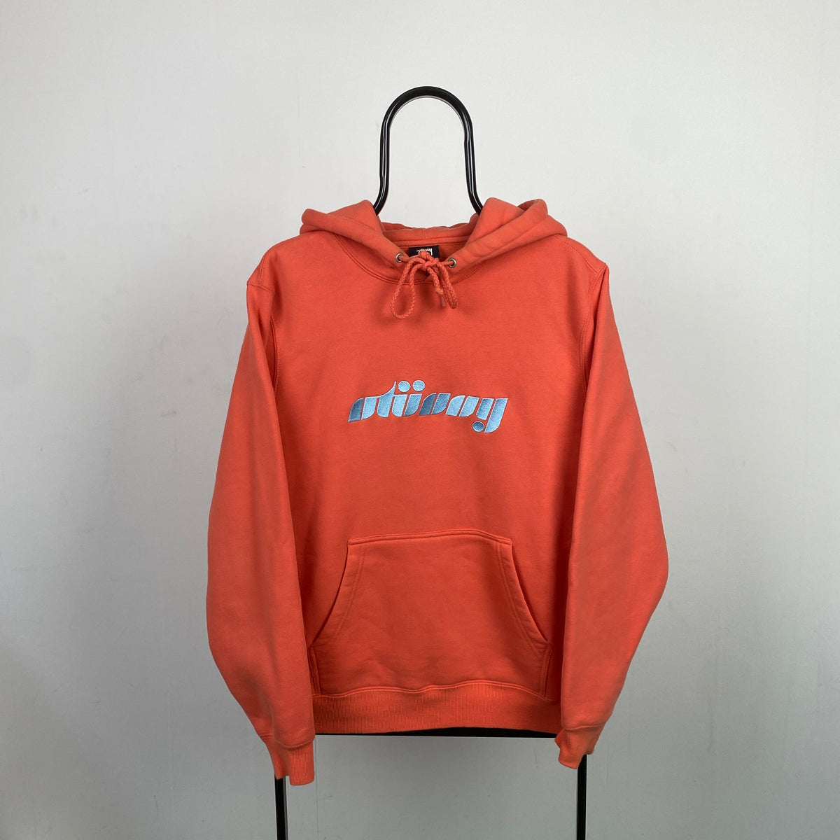 00s Stussy Hoodie Orange Small