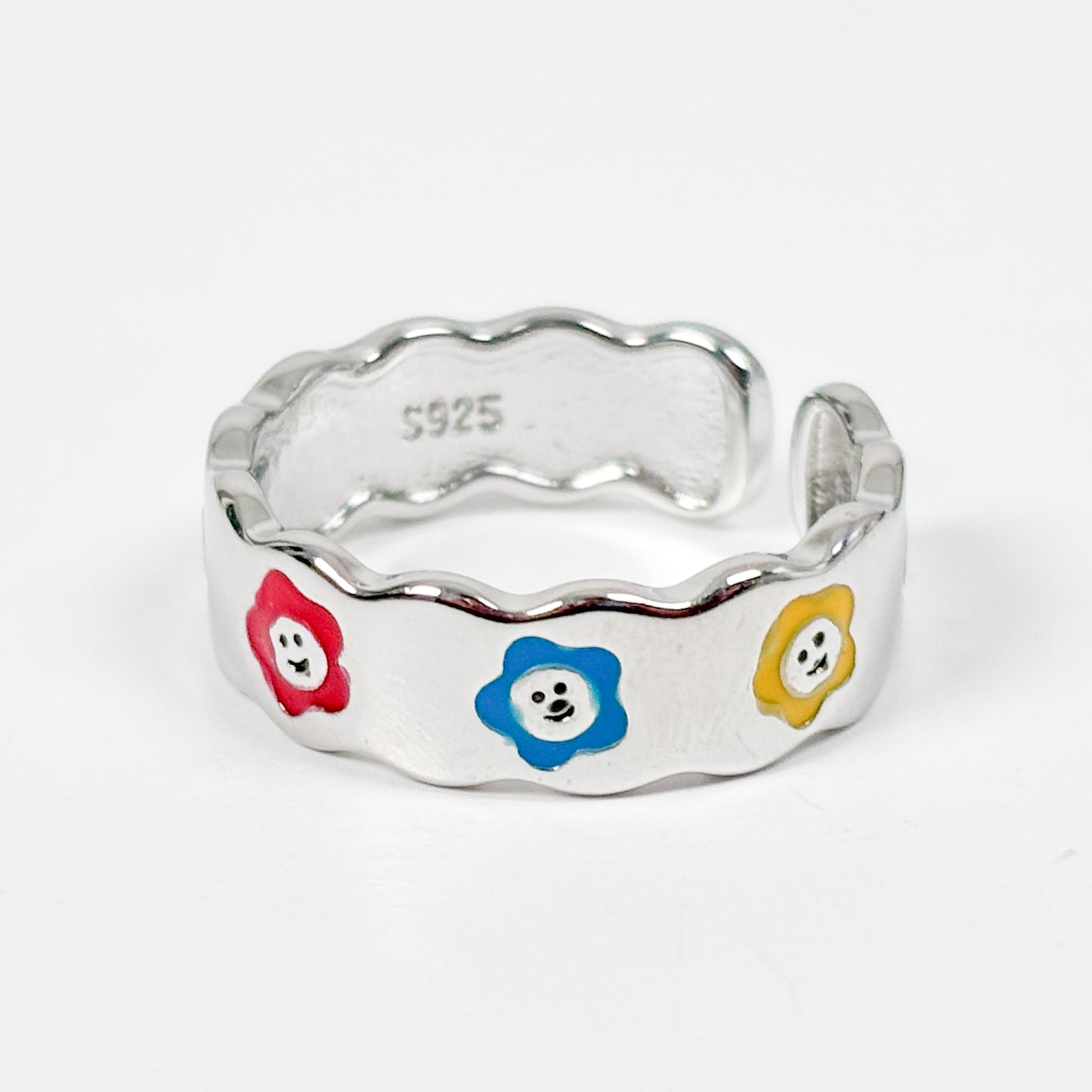 Dainty Flower Ring .925 Silver