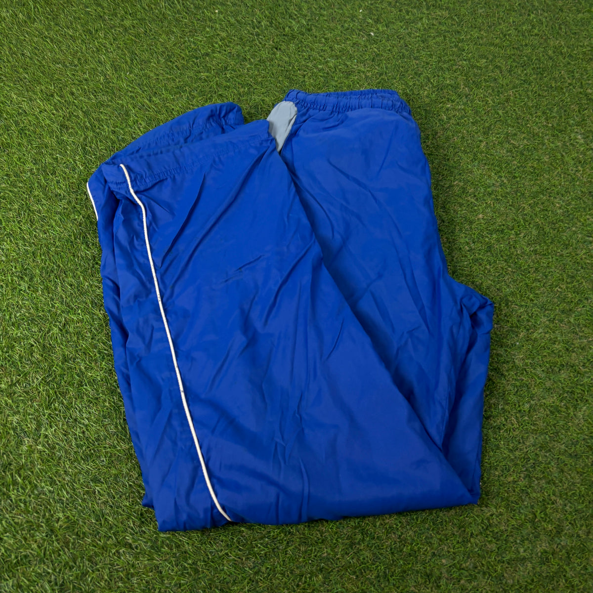 00s Nike Piping Joggers Blue Small