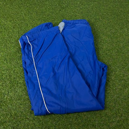00s Nike Piping Joggers Blue Small