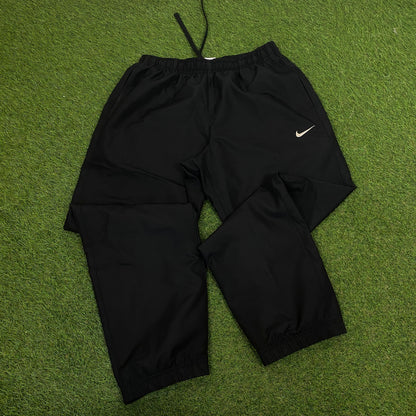 00s Nike Clima-Fit Tracksuit Jacket + Joggers Set Grey Large