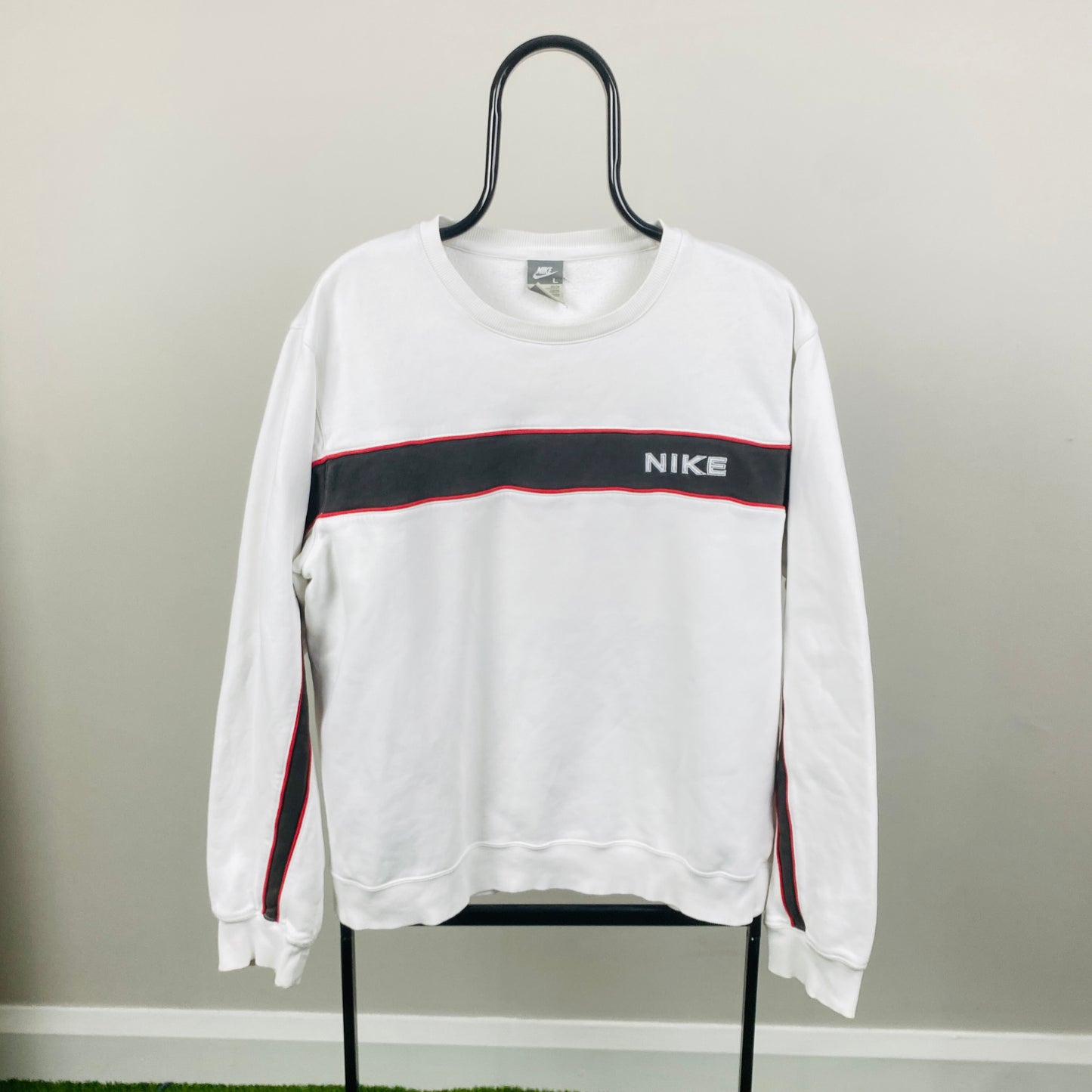 00s Nike Sweatshirt White Large