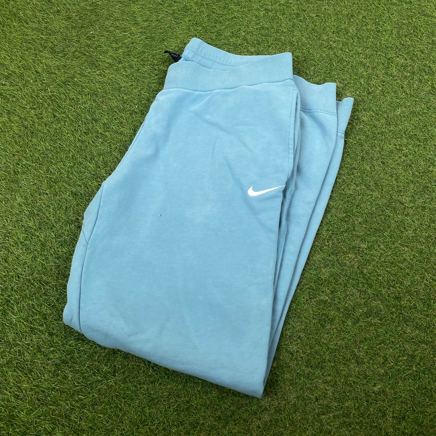 00s Nike Cotton Joggers Blue Large