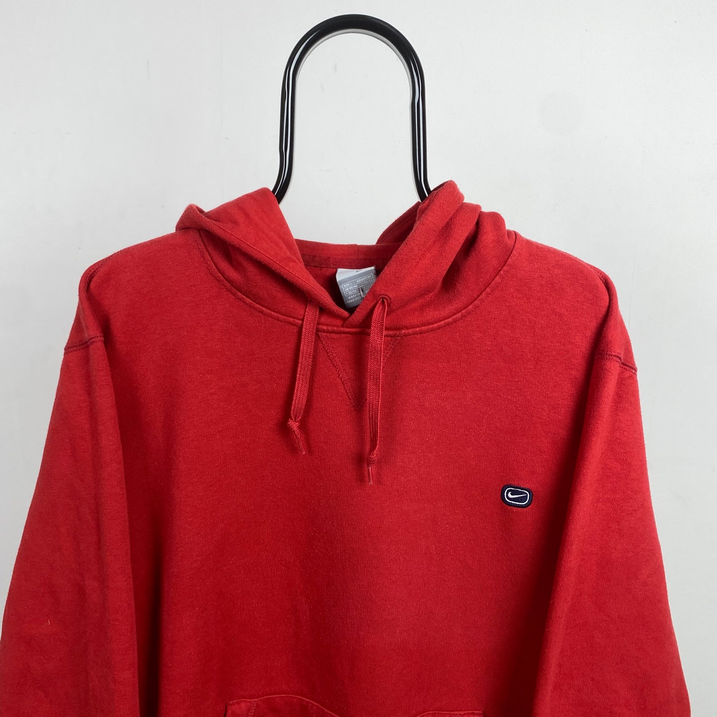 00s Nike Hoodie Red Large