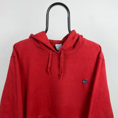 00s Nike Hoodie Red Large