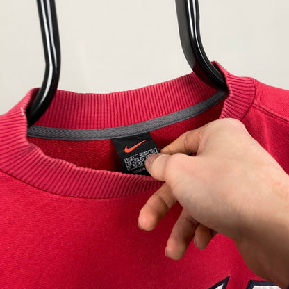 90s Nike Sweatshirt Red Large