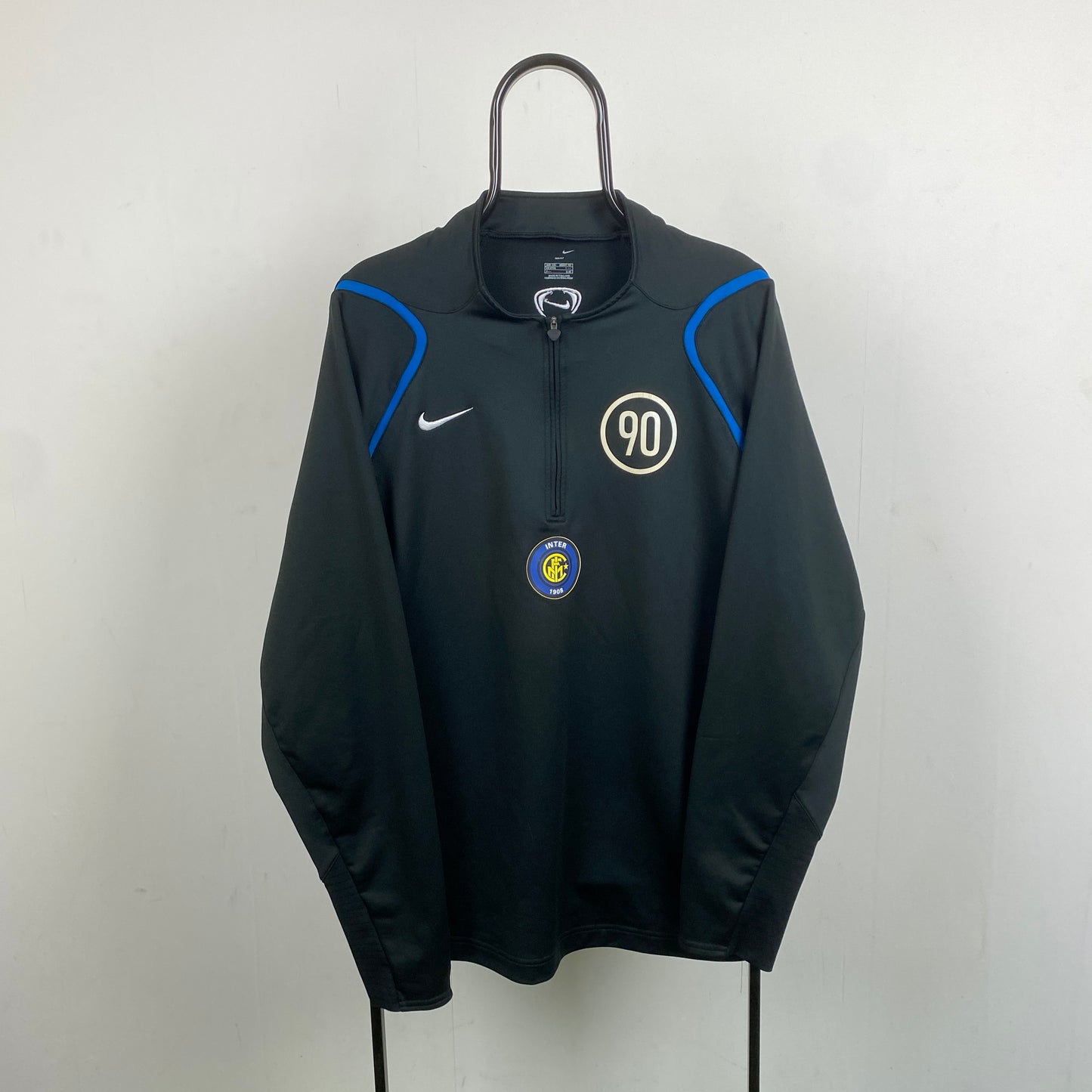 00s Nike Inter Milan Sweatshirt Black XXL