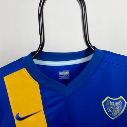 00s Nike Boca Juniors Football Shirt T-Shirt Blue Small