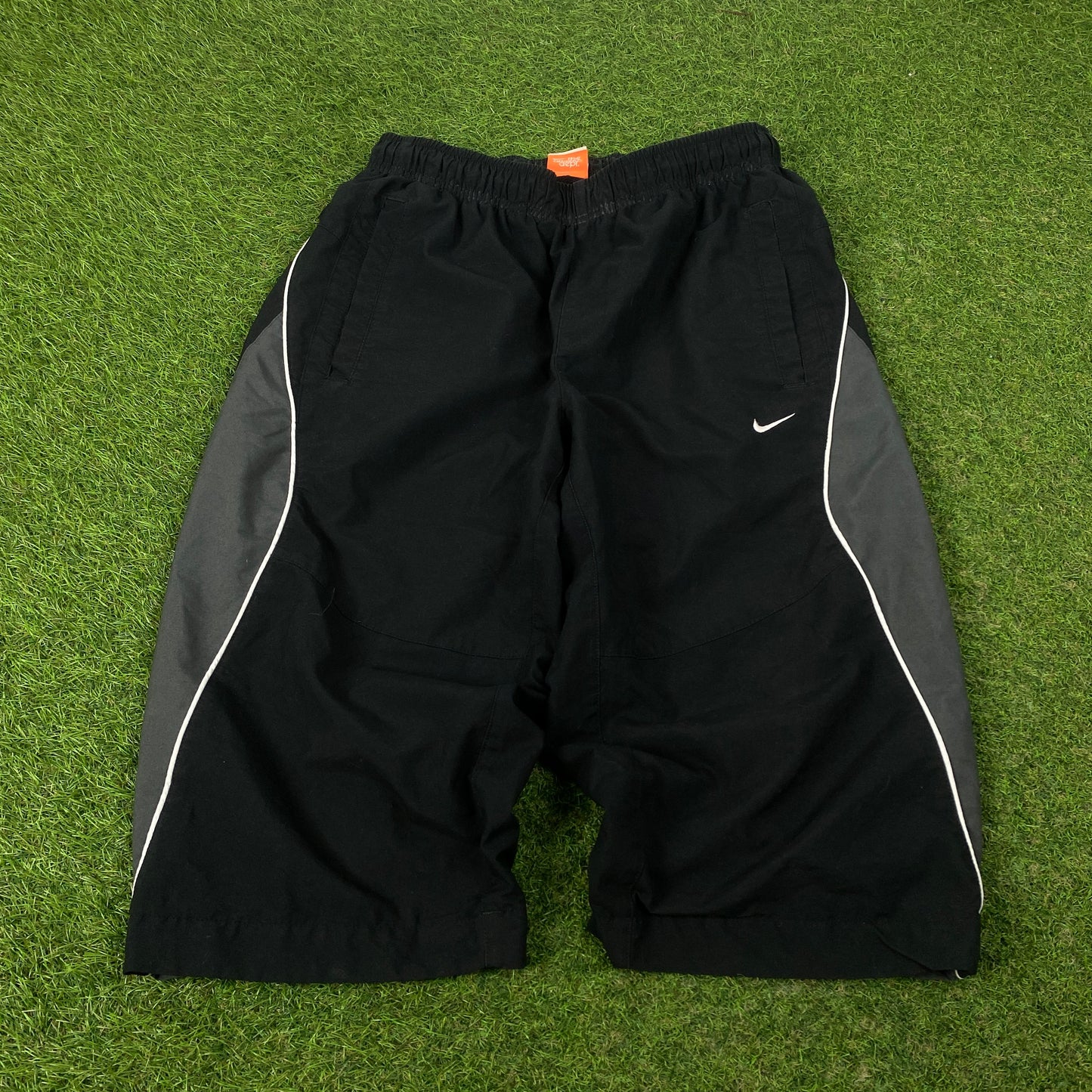 00s Nike Piping Shorts Black Small