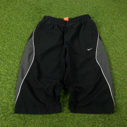 00s Nike Piping Shorts Black Small