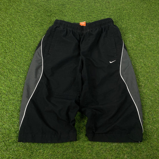 00s Nike Piping Shorts Black Small