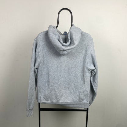 Retro Russell Athletic Hoodie Grey Small