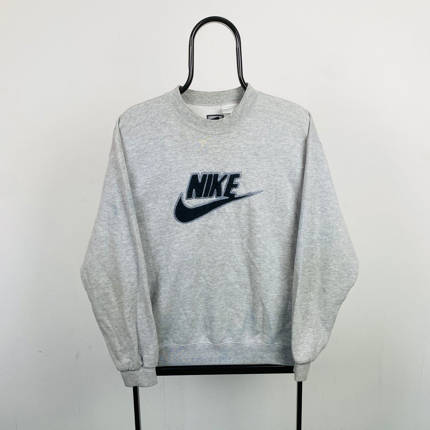 90s Nike Sweatshirt Grey Small