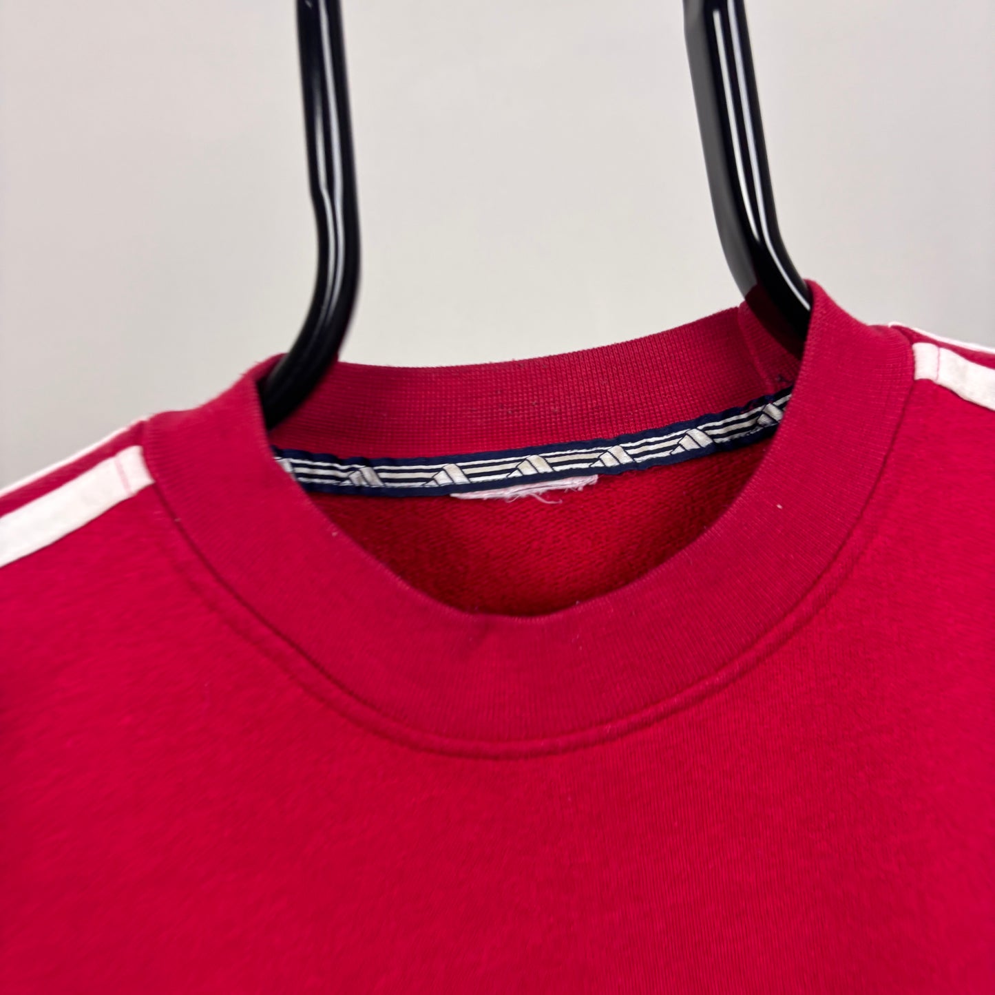 90s Adidas Sweatshirt Red XL