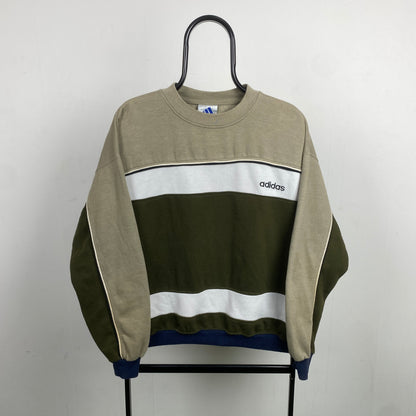 90s Adidas Sweatshirt Brown Small