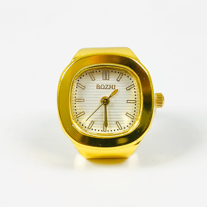 Executive Watch Ring Gold