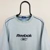 Retro Reebok Sweatshirt Baby Blue XXL