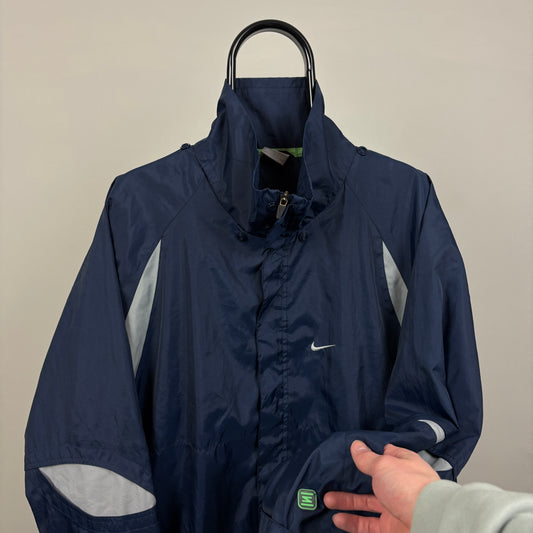00s Nike Shox Windbreaker Jacket Blue Medium