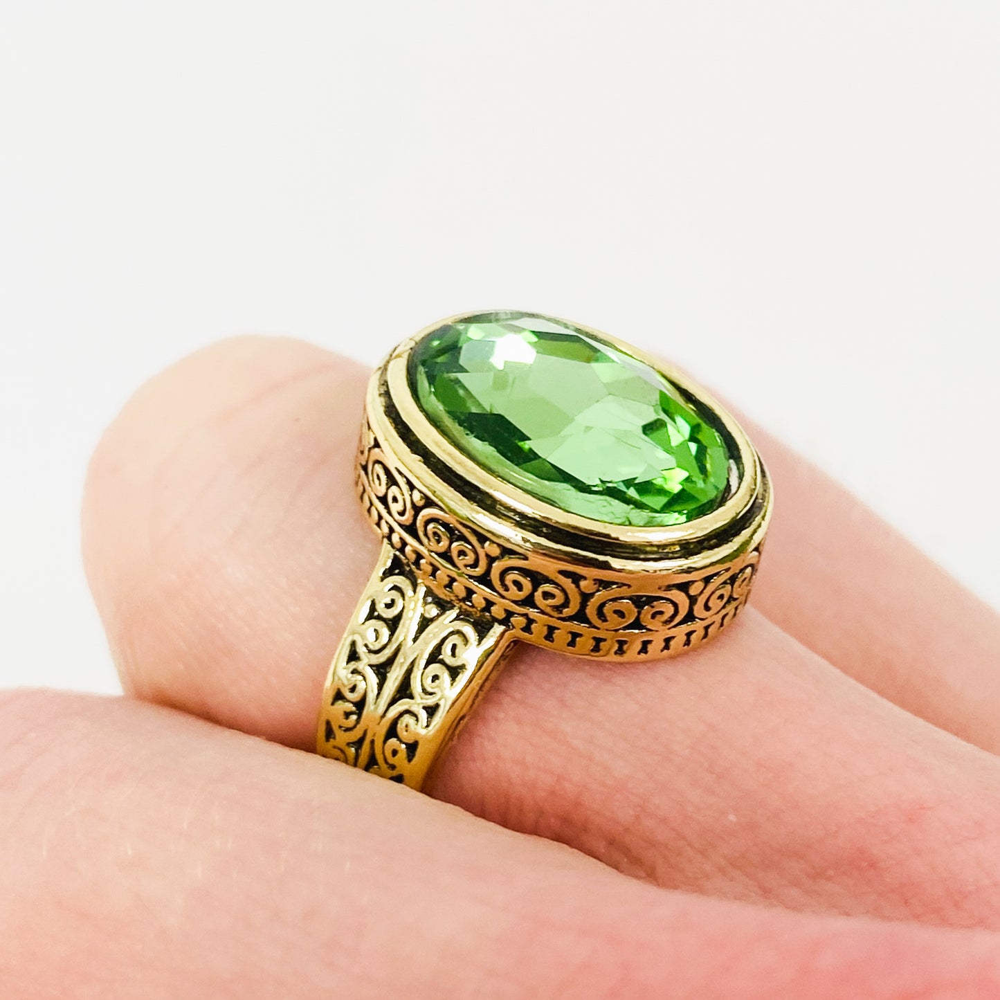 Vintage Antique Gem Ring Gold