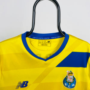 Retro New Balance Porto Football Shirt T-Shirt Yellow XL