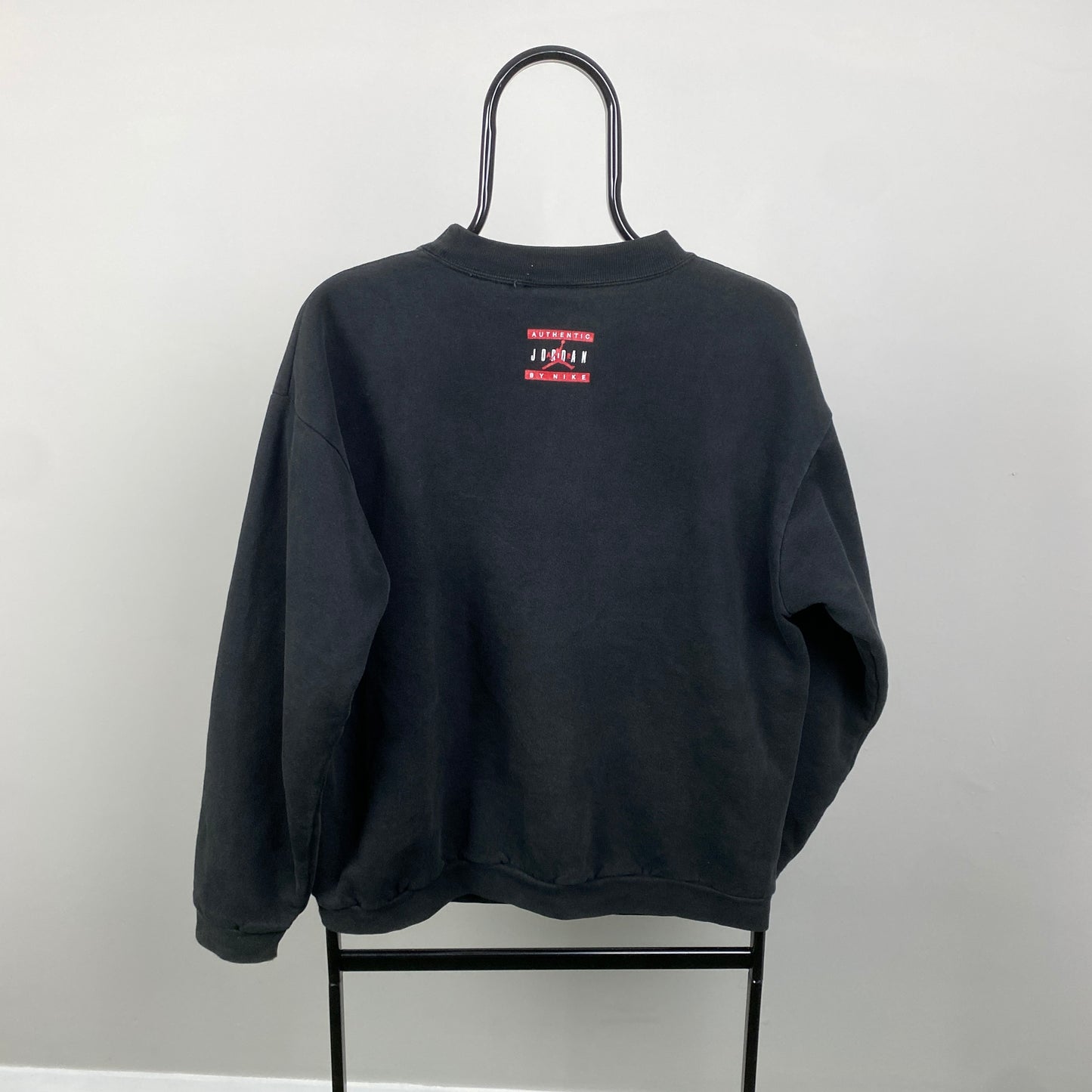 90s Nike Jordan Sweatshirt Black Medium