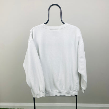 Retro Tenerife Dolphin Sweatshirt White Medium