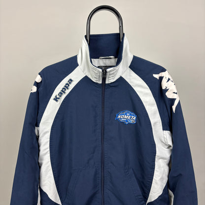 00s Kappa Ice Hockey Windbreaker Jacket Blue Women’s Medium