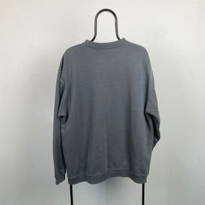 Retro Reebok Sweatshirt Grey Large