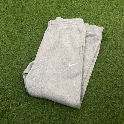 00s Nike Cotton Joggers Grey Small