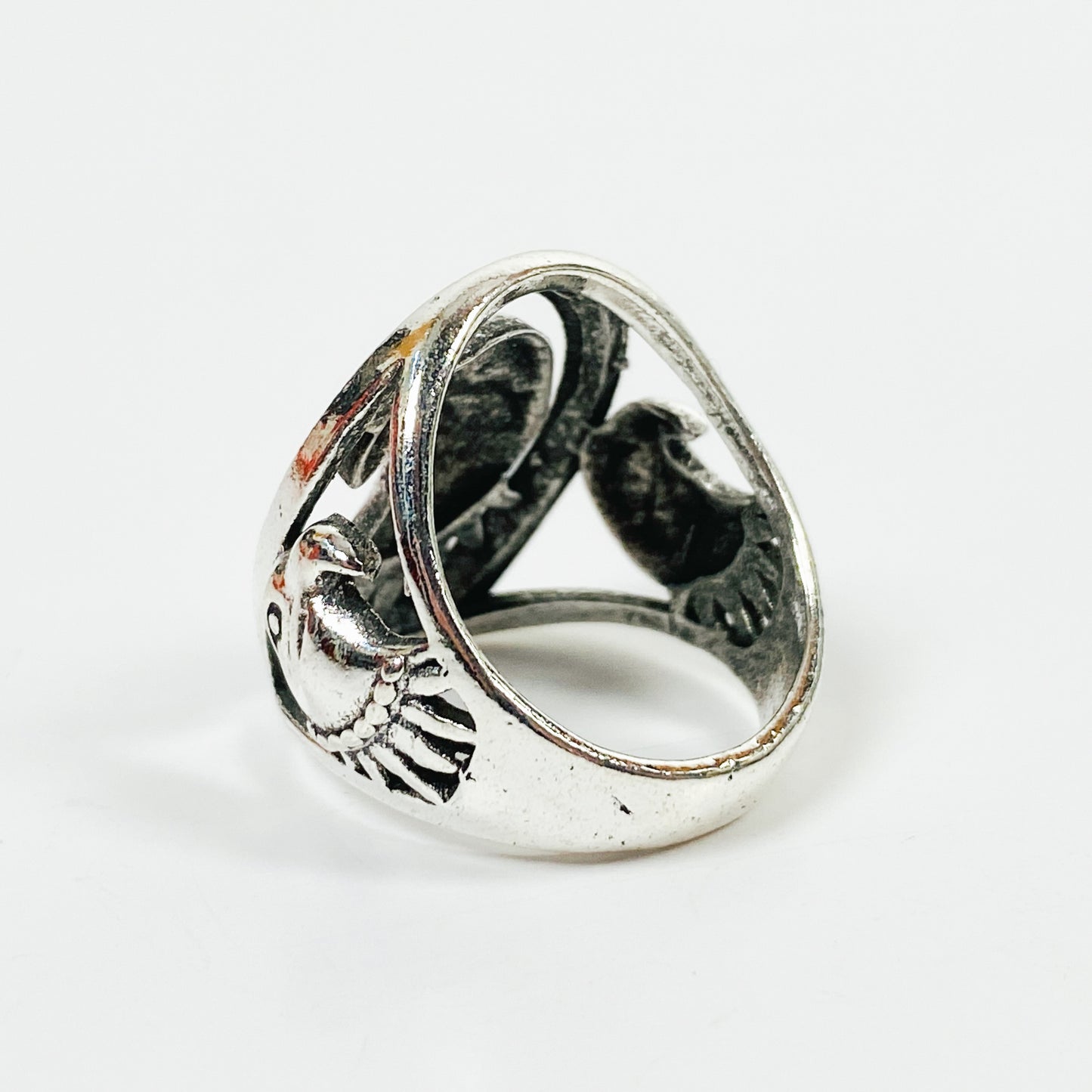 Retro Vintage Eagle Ring Silver