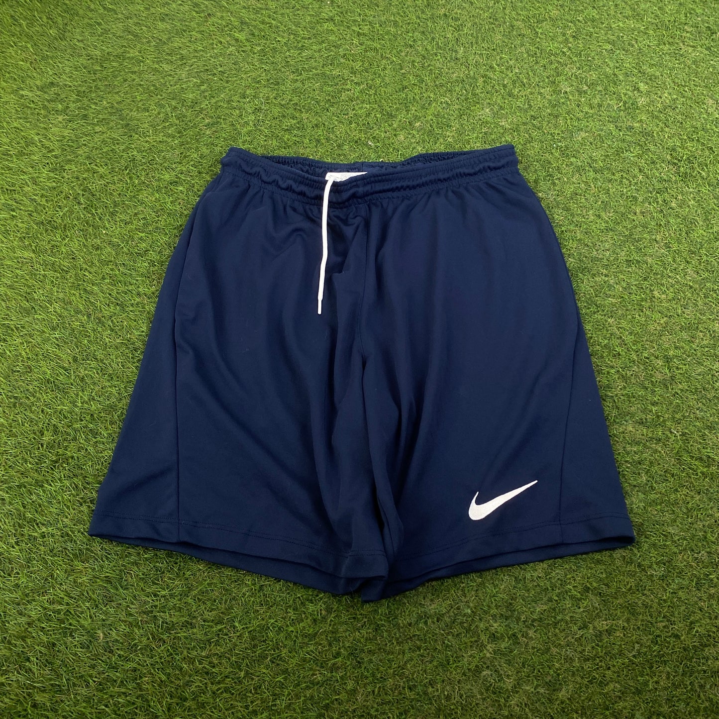 00s Nike Dri-Fit Football Shorts Blue Medium