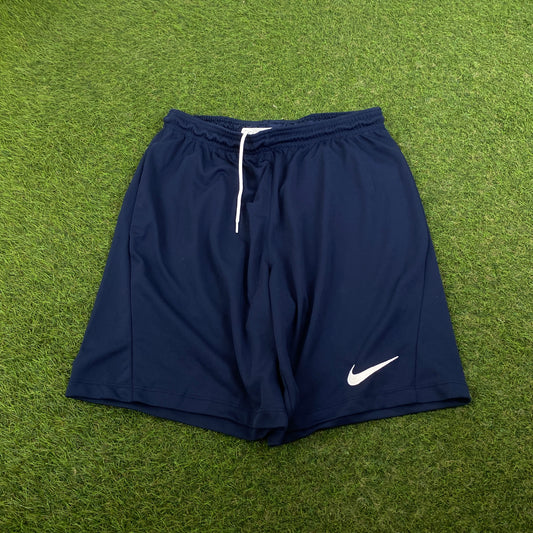 00s Nike Dri-Fit Football Shorts Blue Medium