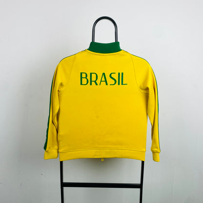 00s Nike Brazil Track Jacket Yellow XS