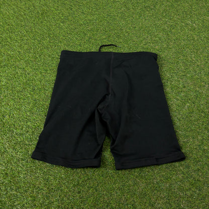 90s Nike Stretchy Shorts Black Small