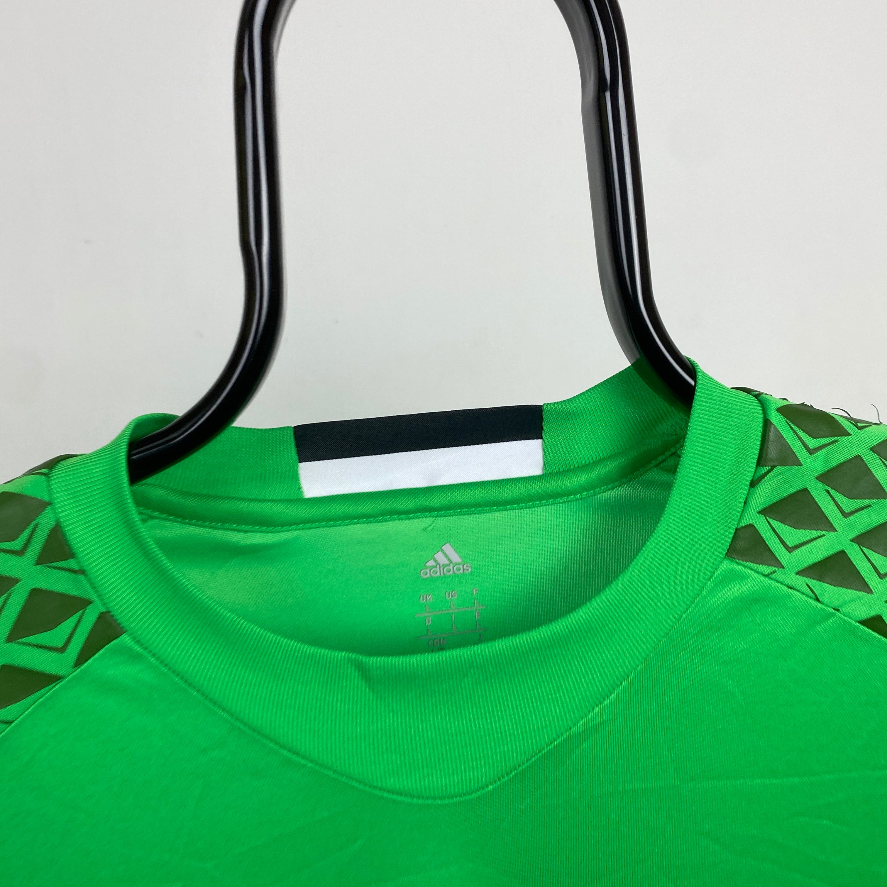 00s Adidas Football Shirt T-Shirt Green Large