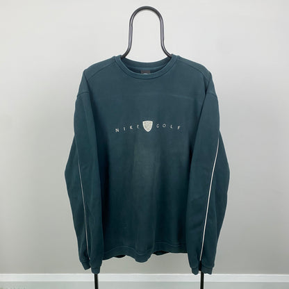00s Nike Golf Sweatshirt Blue XL