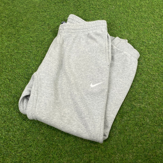 00s Nike Cotton Joggers Grey Large