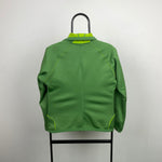 00s Nike Zip Fleece Sweatshirt Green Small/Medium