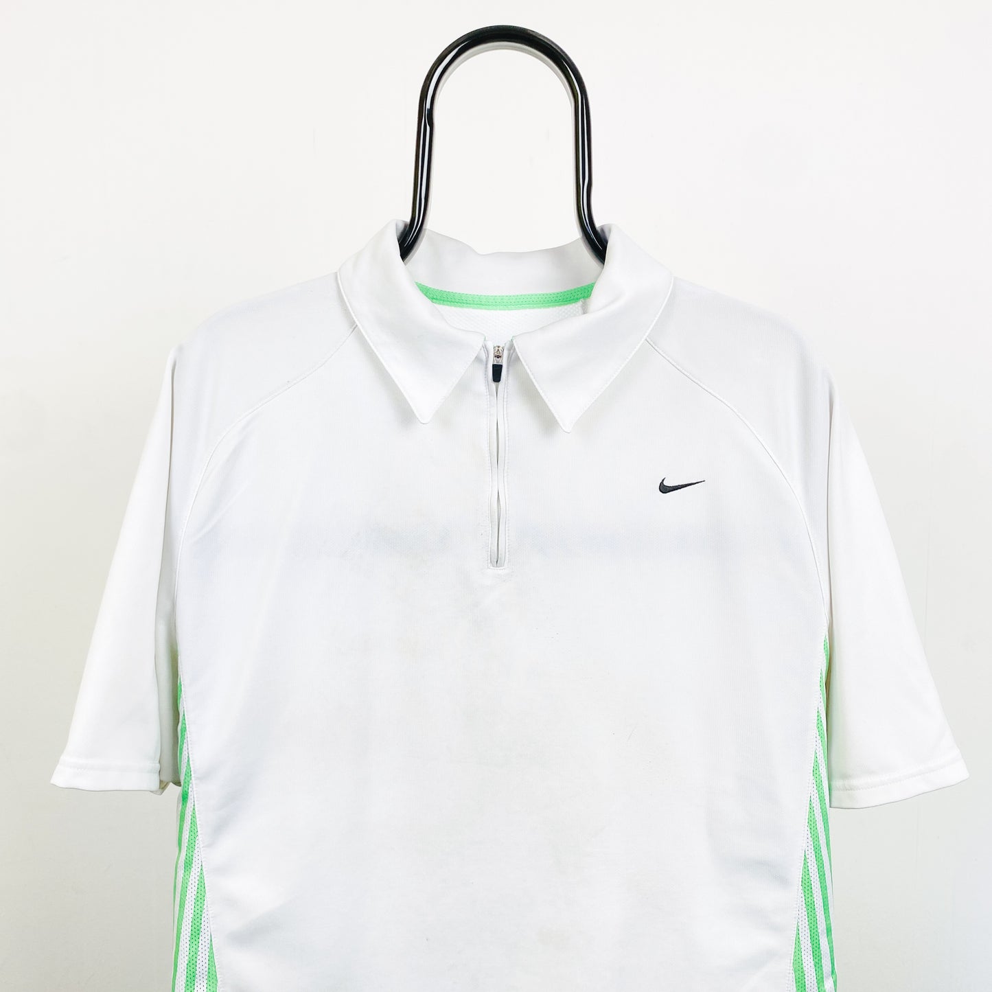 00s Nike Dri-Fit Tennis Shirt T-Shirt White Medium