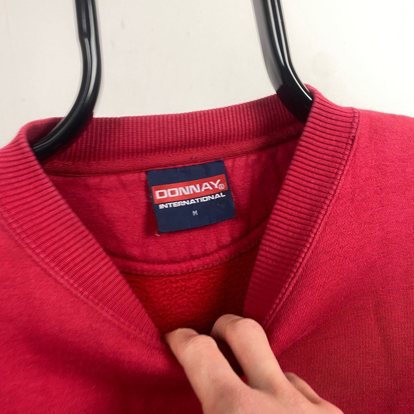 Retro Donnay Sweatshirt Red Medium