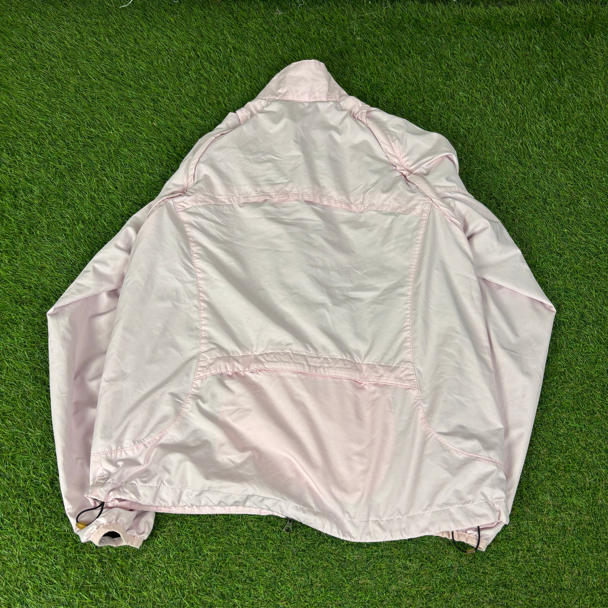 00s Nike Piping Windbreaker Jacket + Joggers Set Pink Women’s Medium